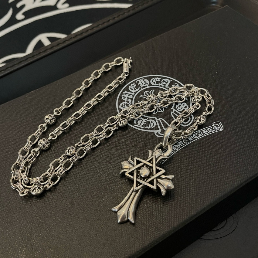 Chrome Heart Necklace-043