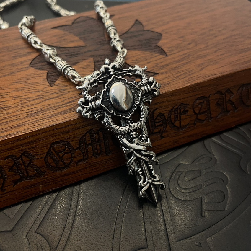 Chrome Heart Necklace-063