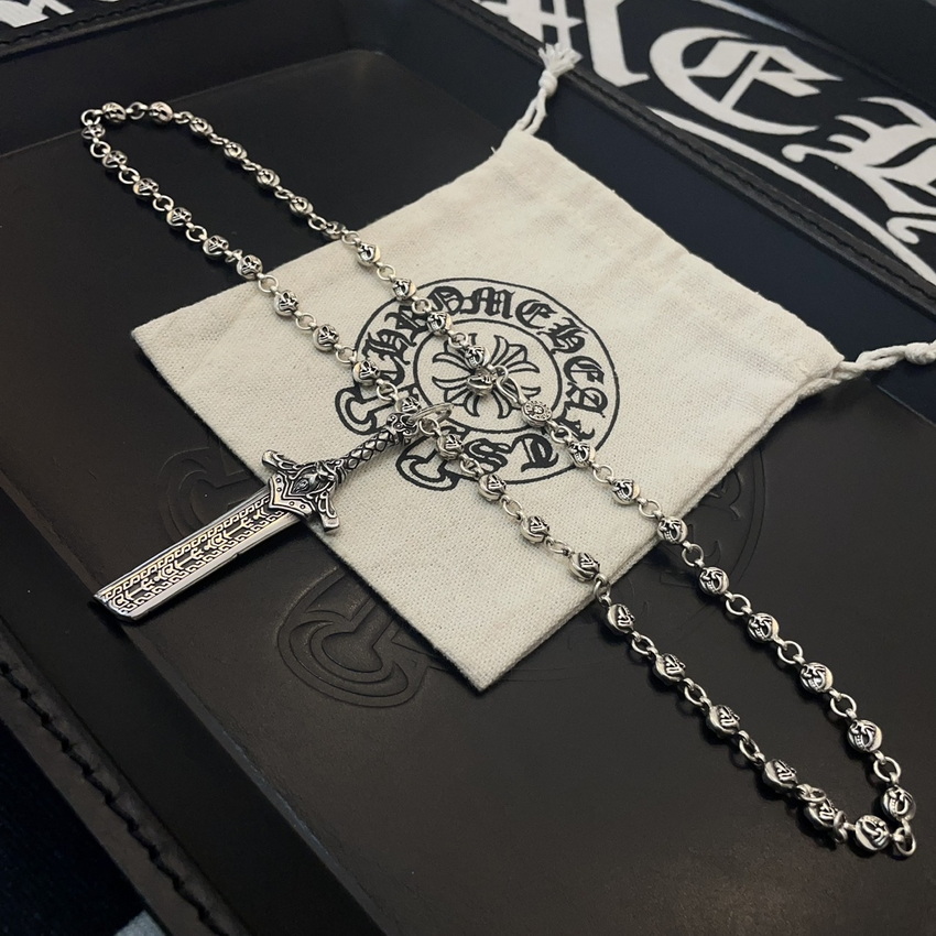 Chrome Heart Necklace-075