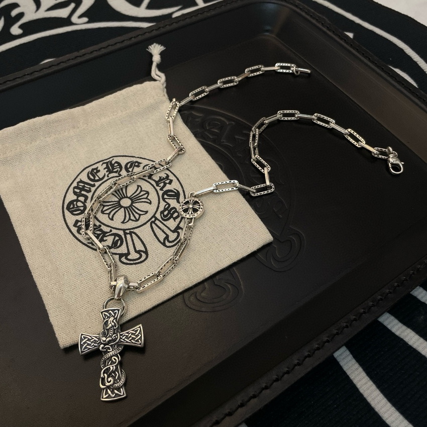 Chrome Heart Necklace-098
