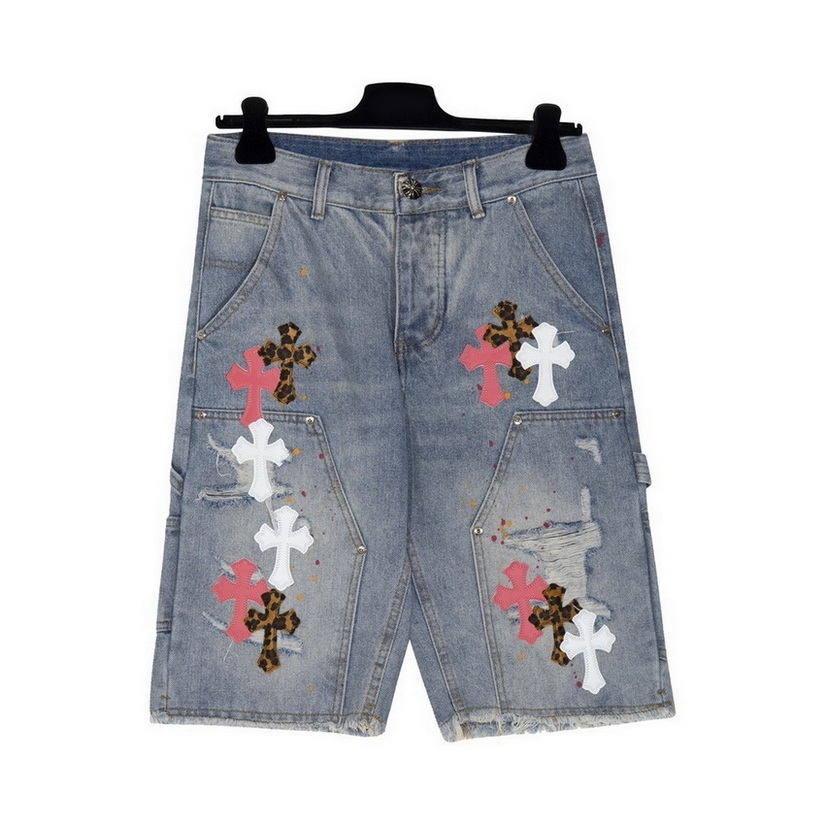 Chrome Hearts Shorts Jeans-001