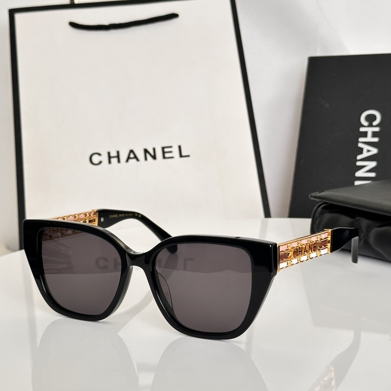 CHANEL Sunglasses(AAAA)-2424