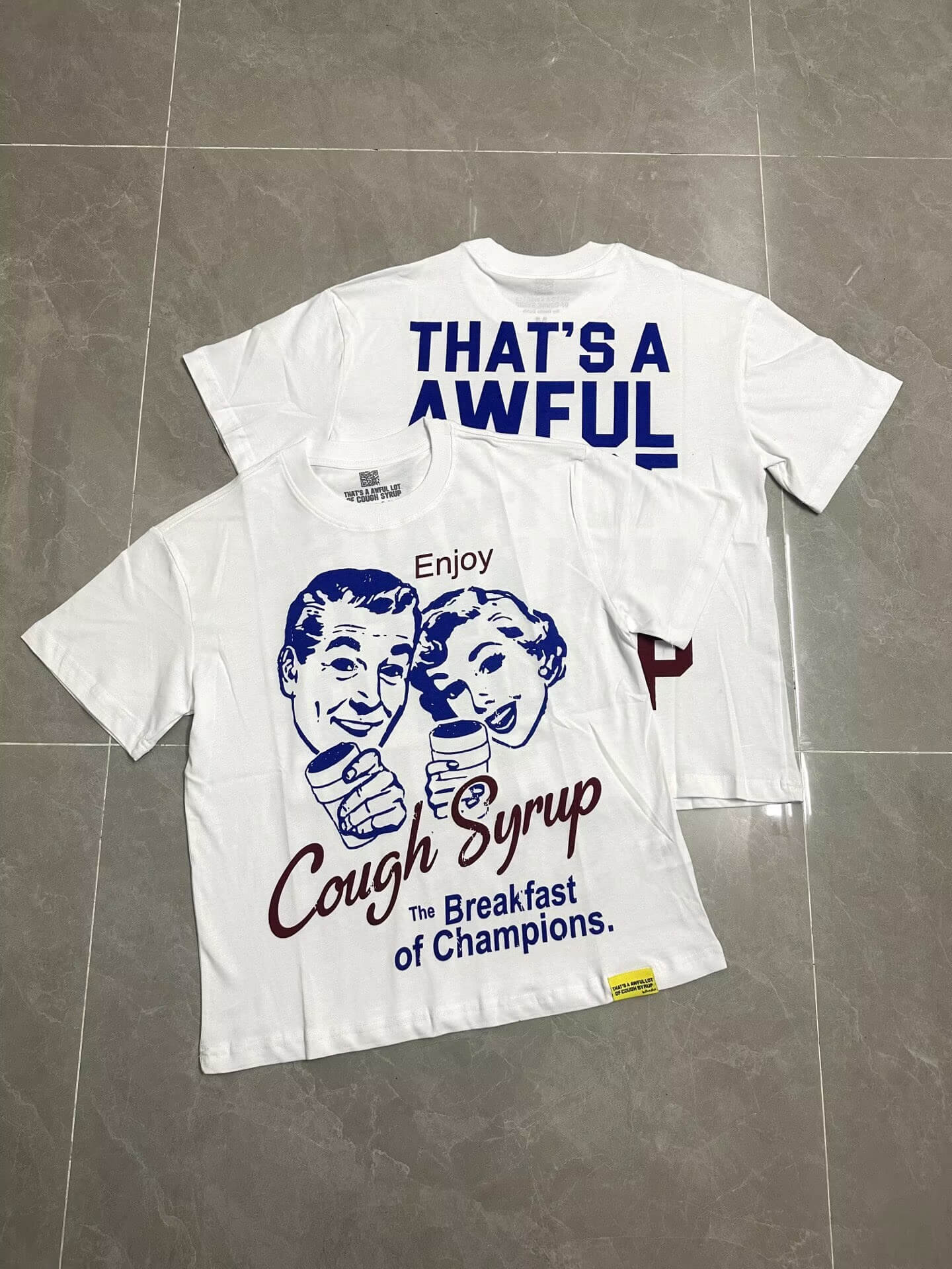 THATS A AWFUL LOT OF COUGH SYRUP T-shirts-087