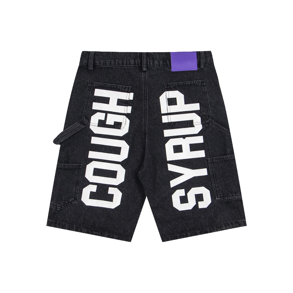That's A AWFUL LOT OF COUGHSYRUP Short Jeans-002