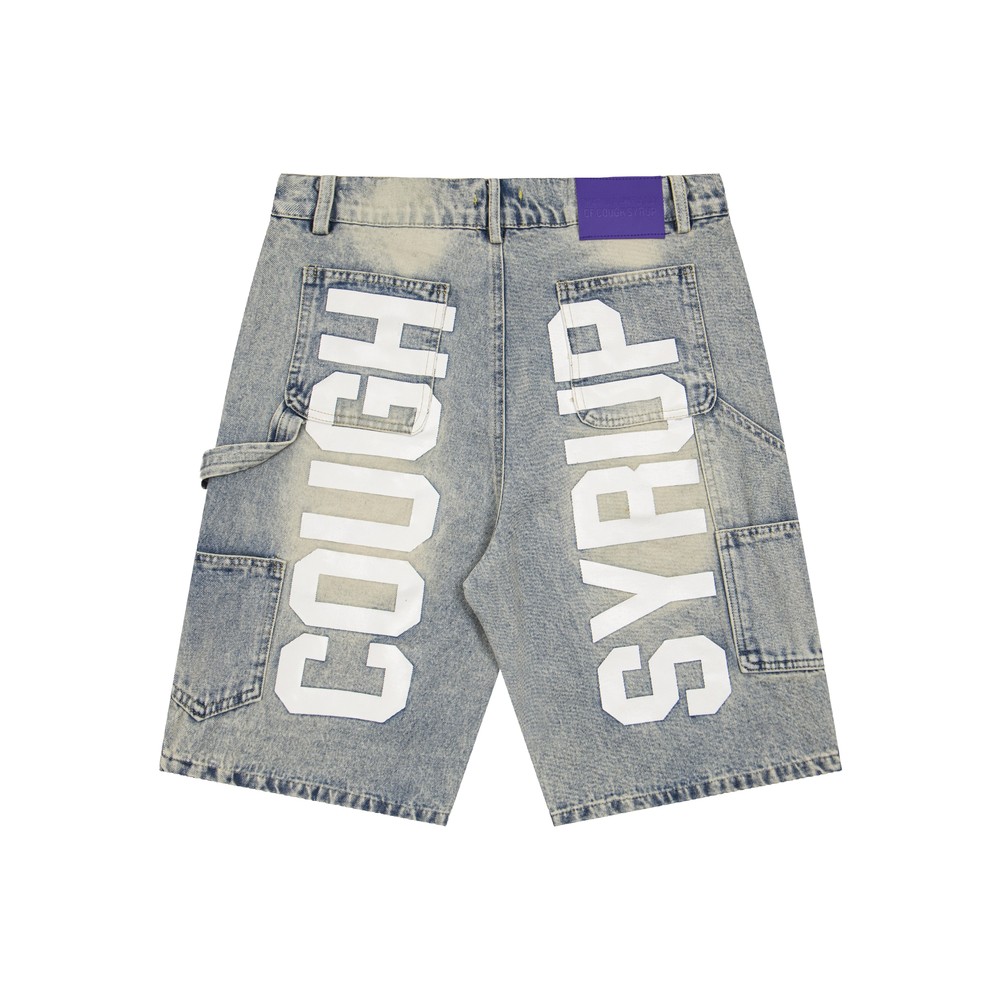That's A AWFUL LOT OF COUGHSYRUP Short Jeans-004